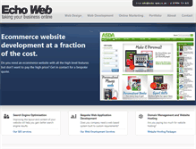 Tablet Screenshot of echo-web.co.uk